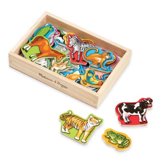 NWT Melissa & Doug wooden animal magnets - Picture 3 of 5